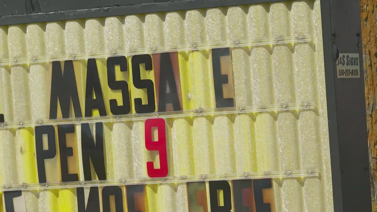 VIDEO: Massage businesses allegedly running human trafficking and  prostitution operations in Indiana - KYMA